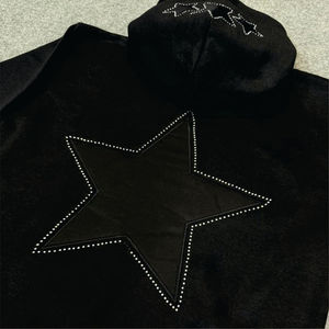 Sudaderas con Capucha de la Mejor Calidad, Talla Grande, Transpirables, con Cierre, para Hombre, Mezcla de Algodón, Estilo Urbano, Color Sólido, Diseño Personalizado - Product Image 2