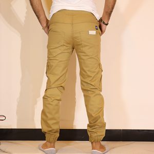 Pantalon cargo tactique pour homme, séchage rapide, résistant à l'eau, multi-poches, randonnée en plein air, vêtements de travail, gris, coupe régulière - Product Image 3