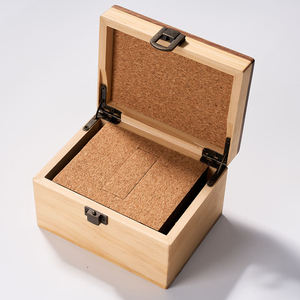Dual Tone Wooden <b>Watch</b> Box Rectangle Buckle Closure Durable Storage <b>Case</b> - Product Image 4