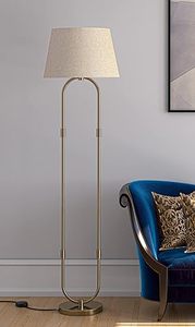 Modern Floor <b>Lamp</b> Brass Antique Finish Standing <b>Lamp</b> for Living Room Bedroom Home Decor - Product Image 4