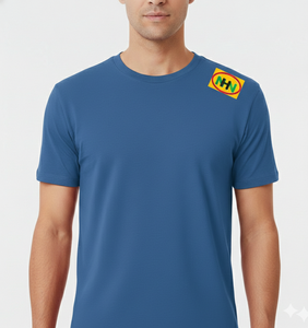 เสื้อยืดผู้ชายผ้าฝ้าย 100% โรงงานขายส่ง เสื้อยืดผู้ชายสั่งทำตามจำนวนที่ต้องการ เสื้อยืดคอกลมแขนสั้นสีพื้นลำลองสำหรับขาย - Product Image 1