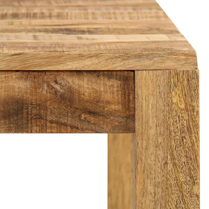 Mesa de Comedor Plegable Moderna, Ecológica y Natural, de Madera de Mango, Forma Cuadrada, para 4 Personas, Ideal para Cafetería, Bistro, Bar, Restaurante, Cocina y Hogar - Product Image 4
