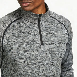 Sweat-shirt en gros : Zip quart de col personnalisé en polyester recyclé pour les marques de golf américaines, logo, faible MOQ, tailles S-XL - Product Image 2