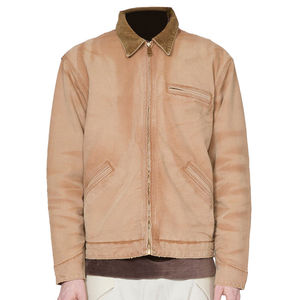 เสื้อแจ็คเก็ตช่างผ้าแคนวาสพิมพ์ลายตามสั่ง พร้อมซิปสำหรับผู้ชาย - Product Image 2