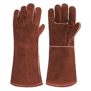 Guantes de Soldadura de Cuero de Primera Calidad, Impermeables, con Protección UV, Unisex, con Logotipo Personalizado, Diseño Personalizado para Uso en Exteriores, en Stock - Product Image 5