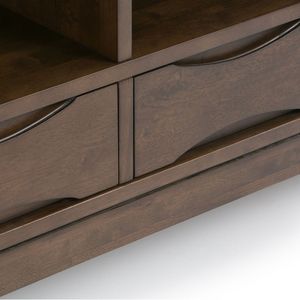 Mobili contenitori Harper Cube marrone noce per soggiorno con cassetti - Product Image 2