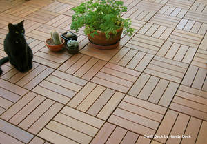 Baldosas de Madera de Acacia Natural de Vietnam, Diseño Tradicional para Apartamentos y Villas al Aire Libre, Metal Duradero - Product Image 3