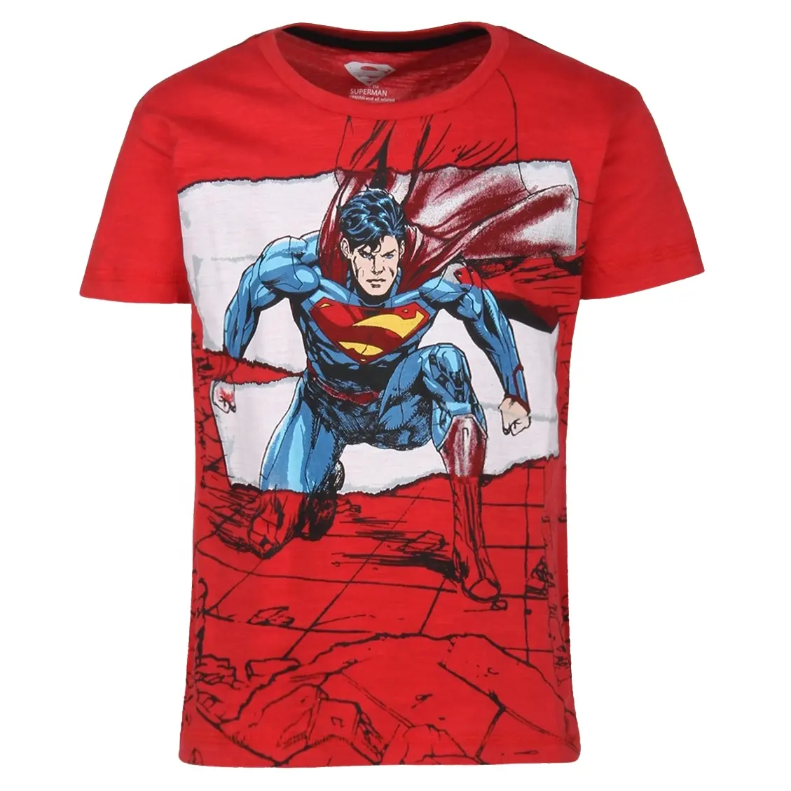 Peuter Jongens Shirt Superhero Spider Korte Mouw T-shirt Zomer Kinderen Grafische Katoenen Tops Groothandel Van Bangladesh