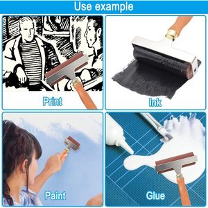 Rodillo de Goma Suave para Cinta Antideslizante, Tinta de Impresión y Herramientas de Estampado, Brayer para Manualidades en Cuero - Product Image 2