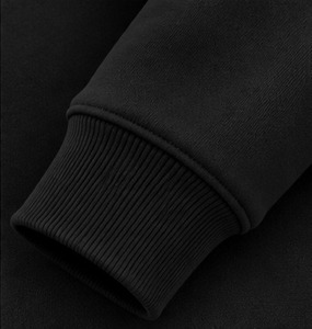 Sudadera con Capucha de Forro Polar para Hombre, Color Negro, con Logotipo Frontal, Corte Regular, Estilo Casual, para Otoño, Marca Index Apparel - Product Image 5