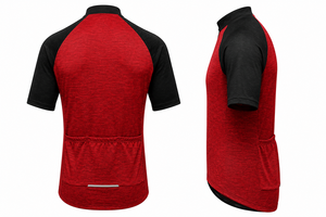 เสื้อปั่นจักรยานแขนยาวสีแดงสำหรับผู้ชาย MALVAN ENTERPRISES แห้งเร็ว ระบายอากาศได้ดี น้ำหนักเบา สวมใส่สบาย ผลิตจากโพลีเอสเตอร์ 240 กรัม - Product Image 2