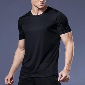 Camiseta Deportiva de Manga Corta para Hombre, de Secado Rápido, Cuello Redondo, Absorbe la Humedad, para Gimnasio, Running, Entrenamiento, Ejercicio, Ligera - Product Image 3