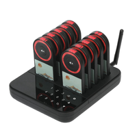 Système de téléavertisseurs sans fil intelligents pour files d'attente, 1 à 10 téléavertisseurs, 433,92 MHz, avec fonction de vibration et de clignotement pour restaurants, vente en gros OEM pour les aires de restauration