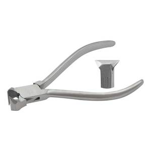 Cortador de doble punta de 130 mm para fabricantes de joyas profesionales con acabado mate sin resorte para bricolaje, pesca, anillos de retención y crimpado - Product Image 1