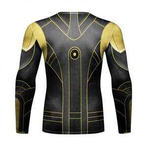 High Quality Rash Guard Fitness <b>Compression</b> Training <b>Shirt</b> <b>Custom</b> Printing Gym Activewear Supplier Wholesale - Product Image 2