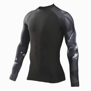Rashguard pour hommes au design très demandé, prix raisonnable, anti-rides, meilleurs modèles, vente chaude, rashguard pour hommes avec tissu dernier cri - Product Image 2
