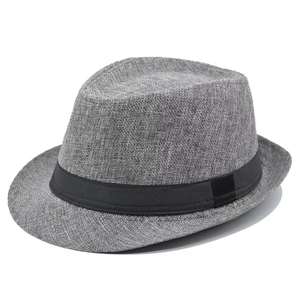 Chapeau Fedora en polyester tendance pour femmes et hommes, style classique, décontracté, à large bord, chapeau jazz - Product Image 4