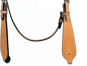 Cabezada de cuero estilo western para espectáculos ecuestres y deportes al aire libre, con bordado Buckstitch cosido a mano y hebilla grabada a mano, riendas ecuestres - Product Image 6