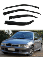 Visera para Ventana de Auto GCS Mitsubishi Lancer 1995-2000, Protección Contra Sol y Lluvia, Decoración Hecha de Acrílico Doble