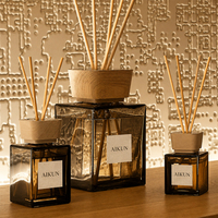 Diffuseur de parfum en verre personnalisé AIKUN avec logo, écologique, longue durée, pour cadeaux d'entreprise et hôtels, ensemble diffuseur d'arômes
