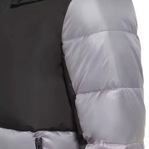 Veste d'hiver matelassée pour homme en toile, nouvelle conception, qualité supérieure, légère, avec capuche et logo frontal, très vendue - Product Image 6