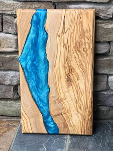 เขียงไม้เรซิ่นทำมือแบบยั่งยืน ปลอดภัยสำหรับเครื่องล้างจาน เหมาะสำหรับเชฟมืออาชีพ - อเนกประสงค์สำหรับเสิร์ฟและหั่น - Product Image 3