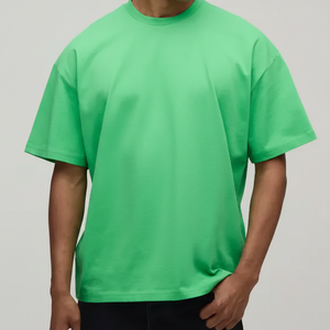เสื้อยืดโอเวอร์ไซส์คุณภาพสูง ผ้าฝ้าย 100% เนื้อหนา พิมพ์ลายโลโก้ด้านหน้า สไตล์วินเทจ ระบายอากาศได้ดี เป็นมิตรกับสิ่งแวดล้อม สำหรับทุกเพศ - Product Image 4