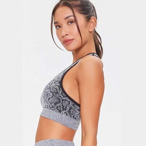 Women's Solid Racerback U-NECK Sports Bra with Removable Padded <b>Cups</b> Medium Support <b>for</b> Running Yoga Exercise Spandex/Polyester - Product Image 2