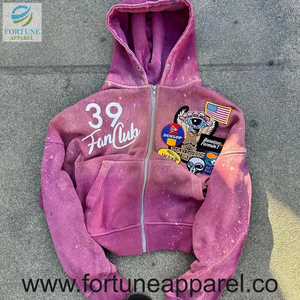 Sweat à capuche pour homme, coupe ajustée, personnalisé avec logo brodé, polyester/coton, haute qualité, respirant, séchage rapide, idéal pour la salle de sport - Product Image 2