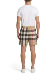 Pantalones Cortos de Poliéster Sólido para Hombre con Cintura Elástica, Estilo Casual, Transpirables, de Secado Rápido y Longitud Media - Product Image 2