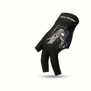 Guantes de Billar de Secado Rápido, Diseño Transpirable con Muñequera Ajustable, Guantes para Billar y Snooker - Product Image 2