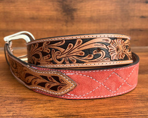 Ceinture ajustable en cuir suédé usinée à la main pour hommes et femmes Ceinture en cuir de vache de marque célèbre de créateur pour nouvel arrivage - Product Image 3