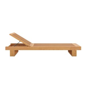 Enjoy Relaxing Time with Teak Wood Long Chair Sun Lounger <b>Sunbed</b> Beach Chair Pool Chair Lounge Chair Suitable for Outdoor - Product Image 1
