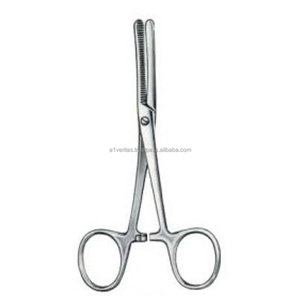 คีมหนีบหลอดเลือดแบบใช้ซ้ำได้ คุณภาพพรีเมียม A-1 VERITAS Pean ขนาด 12.5 ซม. ทำจากสแตนเลสสตีล สำหรับการผ่าตัด |   ที่จับเข็ม - Product Image 6