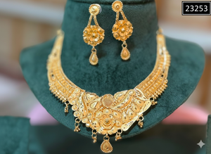 Conjunto de Joyería de Aleación Chapada en Oro/Plata con Circonitas, Inspirado en la Moda Africana India, el Mejor Regalo de Moda para Mujer, Aniversario 2024 - Product Image 4