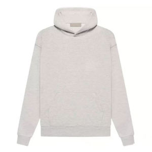 <b>Pink</b> Hooded <b>Sweatshirt</b> Unisex Oversized Cotton Fleece Casual Solid Color Pocket Design Autumn Wear Regular Fit - Product Image 2
