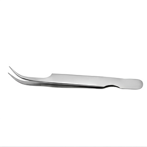 Pinzas para Pestañas Ijrak Surgical IS-ELT-0010, Profesionales, de Acero Inoxidable, Puntas Dentadas y Lisas, 10 mm de Longitud, Punta Afilada de Precisión - Product Image 3