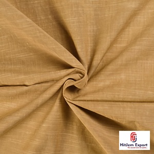 Tissu uni 100 % coton de haute qualité pour vêtements, confection, mode estivale, décoration intérieure, tissu personnalisé OEM ODM - Product Image 1