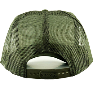 Gorra Trucker de Malla de 6 Paneles Verde Oliva Harry Johnson Production, Ajustable, Unisex, Casual, Transpirable para Primavera/Verano - Product Image 3