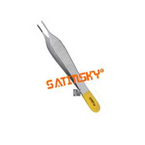 Forceps de tissu de pouce ADSON-BIEMER CE manuel d'acier inoxydable de microchirurgie de 12 CM certifié de la source réputée - Product Image 3