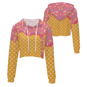 Sweat-shirts personnalisés pour femmes, impression par sublimation, coupe ajustée, manches longues, style crop top, pour filles adultes - Product Image 3