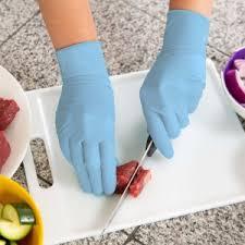 Guantes desechables de nitrilo Ansell 92-670 diseñados para protección contra salpicaduras químicas de alto riesgo, manipulación de alimentos y uso en laboratorio - Product Image 6