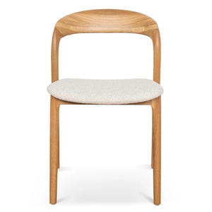 Modern Wooden <b>Dining</b> <b>Chair</b> With Natural Wood Finish indonesian furniture home furniture - Product Image 3