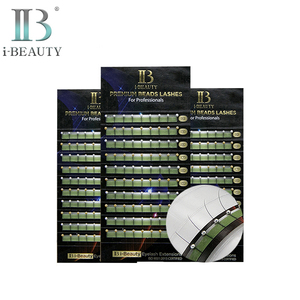 i-BEAUTY Eyelash Extension - ib Beads <b>lashes</b> (Single -type) <b>individual</b> <b>lashes</b> korea Pre-made fans High Quality eyelashes k-pop - Product Image 1