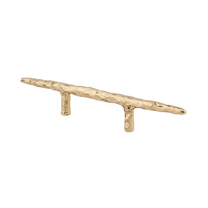 Poignée de barre en laiton tendance, finition dorée, style classique, durable, écologique, quincaillerie de mobilier pour la maison, l'hôtel, les tiroirs et les portes - Product Image 1