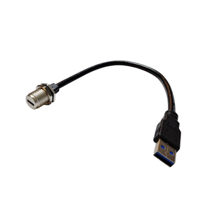 Waterproof USB 2.0 Dip Straight PCB Panel Mount Connector - Product Image 5