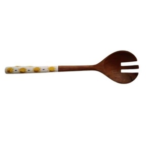 Ensemble de couverts élégants en bois naturel pour la maison et l'hôtel, comprenant des fourchettes et des ustensiles de cuisine uniques - Product Image 1