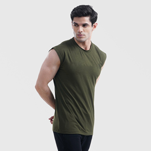Durable <b>Stretch</b> Material Muscle Fit <b>Men</b> Tank Top Sleeveless Sports Shirt Designed For Gym Workout Bodybuilding And Fitness - Product Image 5