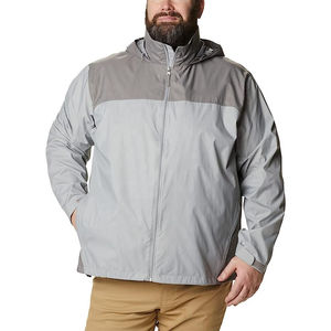 Blouson bomber extensible personnalisé |   Vêtement d'extérieur athlétique léger et respirant à capuche avec fermeture éclair sur le devant pour la course et l'entraînement en hiver - Product Image 1
