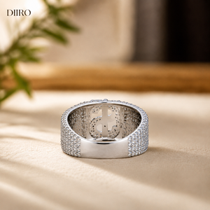 luxury Iced Moissanite Proposal <b>Ring</b> Round Brilliant Diamond Hip Hop Jewelry 925 Sterling <b>Silver</b> for <b>Men</b> <b>Ring</b> - Product Image 5